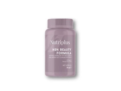 Nutriplus Kapsle s kolagenem, kyselinou hyaluronovou, vitaminy a minerálními látkami, 24 g