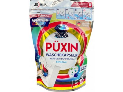 Puxin kapsle na praní Sensitive White And Color 48 PD
