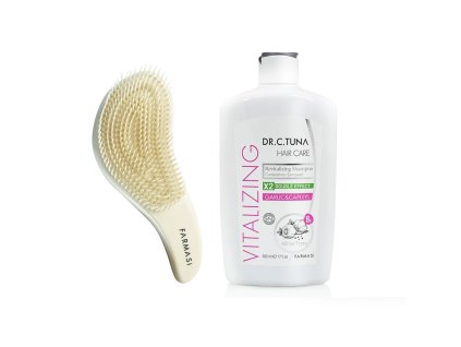 Česneková sada šampón + kartáč