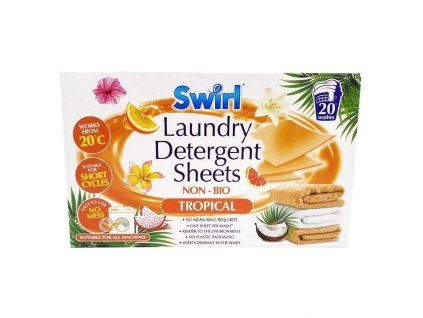 Swirl prací papírky Tropical 20ks
