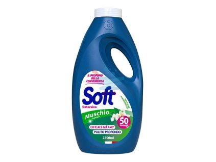 Soft Prací Gel Muschio Bianco 2250 ml – 50 Dávek