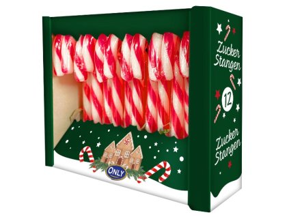 Candy canes vánoční lízátka ve tvaru berle 12x12g