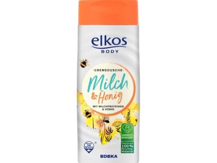 Sprchový gel ELKOS s mlékem & medem 400 ml | Jemná péče pro pokožku