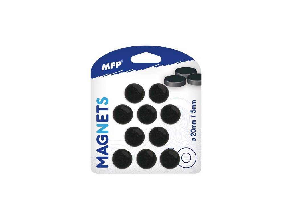 MFP 4200307 Magnet guľatý 20mm blister 10ks