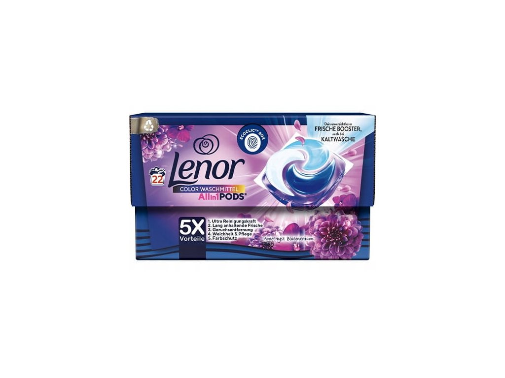 3014 lenor pracie kapsule allin1 color amethyst 22ks