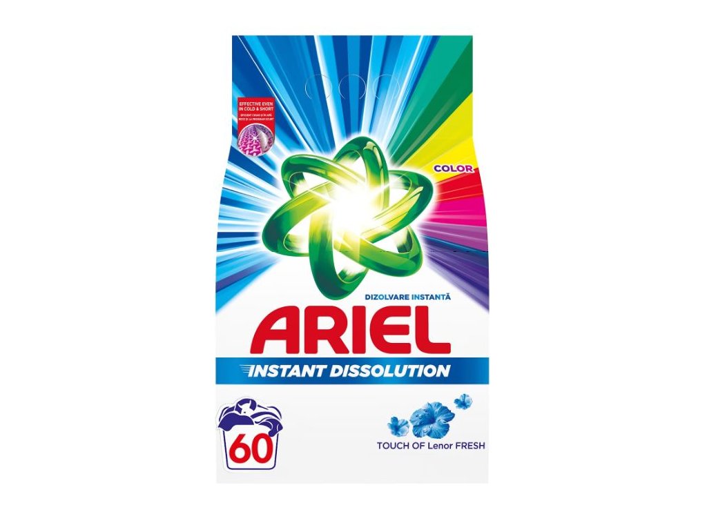 Ariel Color Touch Of Lenor prací prášok 4,5kg na 60 pracích dávok
