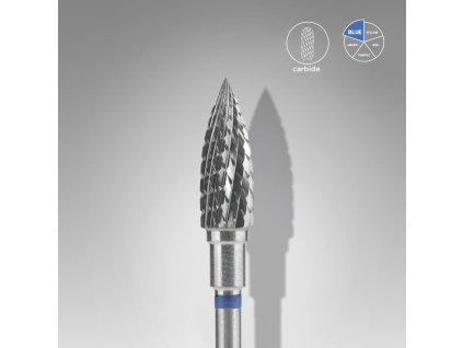 Staleks Karbidový brúsny nadstavec - “flame” red - FT10R050/13.5