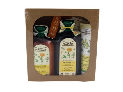 Darčekový set Green Pharmacy pre mastné vlasy