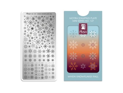 Moyra Stamping Mini platňa na pečiatkovanie č. 127