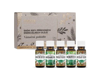 Vianočná pohoda - sada 100% prírodných éterických olejov