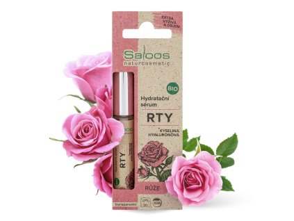 Bio Hydratačné sérum na pery - Ruža, 7 ml