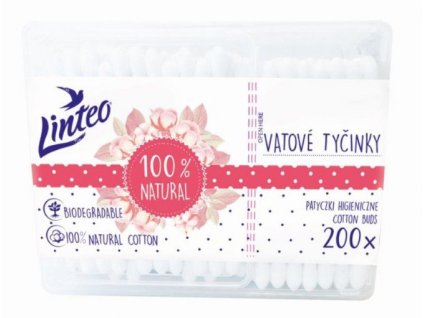 Linteo vatové tyčinky 200ks Box