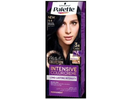 Palette Intensive Color Creme farba na vlasy 50ml 1-1 (C1) Modročierna