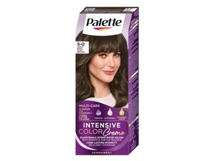Palette Intensive Color Creme farba na vlasy 50ml 5-0 (N4) Svetlohnedá