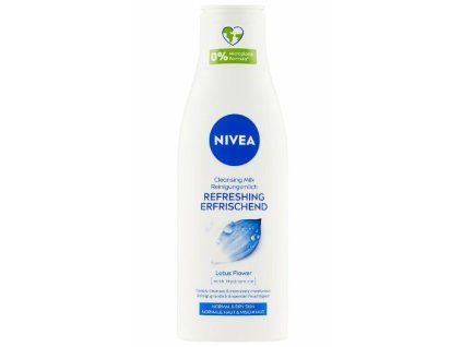 Nivea Refreshing osviežujúce čistiace pleťové mlieko na normálnu pleť 200ml