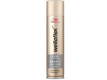 Wellaflex Shiny Hold 5 lak na vlasy 250ml