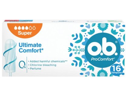 O.B. Pro Comfort Super tampóny 16ks