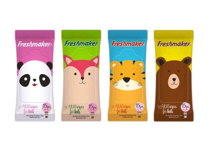 Freshmaker vlhčené obrúsky Kids 15ks