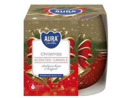 Aura Bispol Christmas vonná sviečka 100g