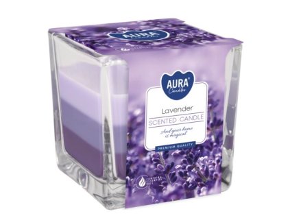 Aura Bispol Lavender vonná sviečka 170g