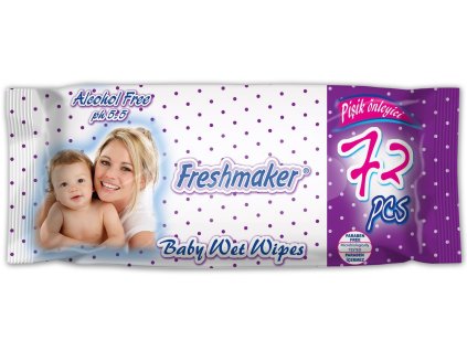 Freshmaker detské vlhčené obrúsky 72ks