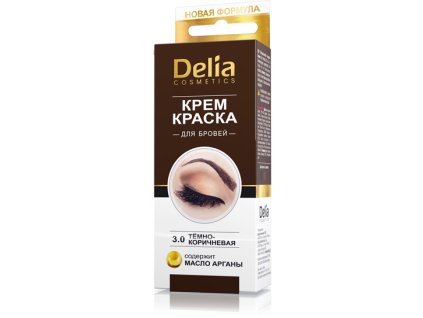 Delia Cosmetics Cameleo profesionálna krémová farba na obočie bez amoniaku 4.0 Brown 15 ml