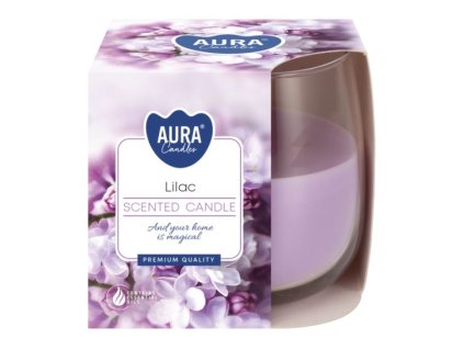 Aura Bispol Lilac vonná sviečka 130g