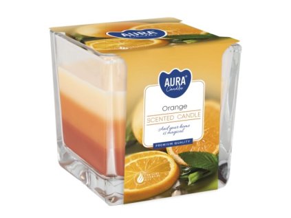 Aura Bispol Orange vonná sviečka 170g
