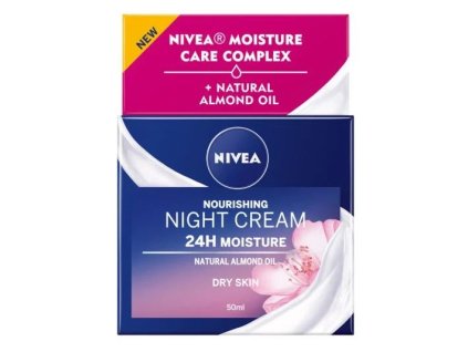 Nivea Nourishing nočný krém na suchú až citlivú pleť 50ml