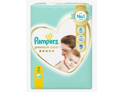Pampers Premium Care  4-8kg veľ.2 68ks