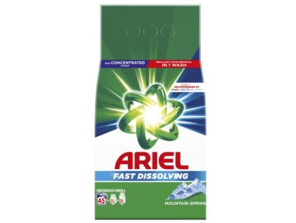 Ariel prací prášok 2,475kg na 45 praní Mountain Spring