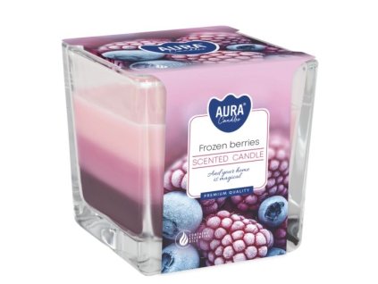 Aura Bispol Frozen Berries vonná sviečka 170g