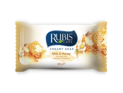 Rubis Care Milk & Honey krémové mydlo 100g