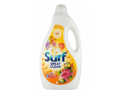 Surf Color Hawaiian Dream&Coconut prací gél 3l na 60 praní - jemná starostlivosť a sviežosť pre farebné prádlo