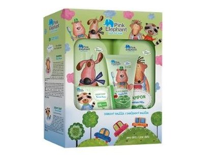 Pink Elephant detský darčekový set pre chlapcov 4ks