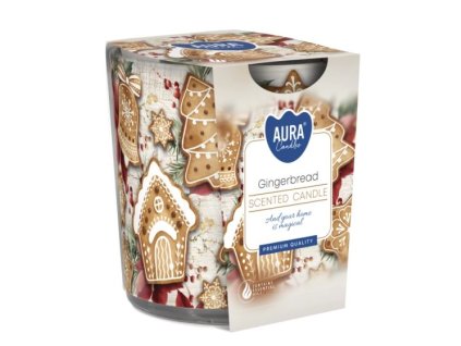 Aura Bispol Gingerbread vonná sviečka 100g