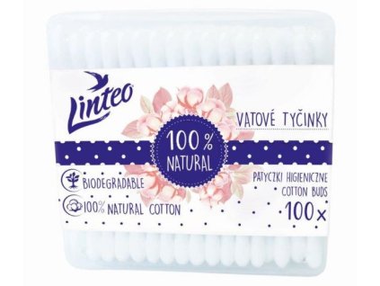 Linteo vatové tyčinky 100ks Box