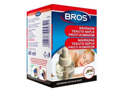 Bros - náhradná tekutá náplň proti komárom 40 ml