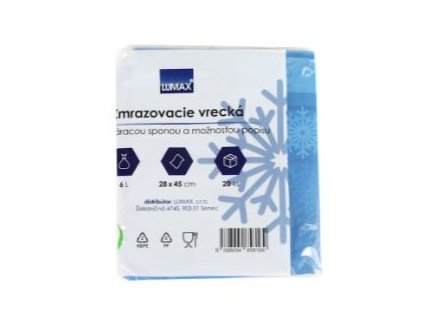 Vrecká do mrazničky 28x45cm 20ks - objem 6L