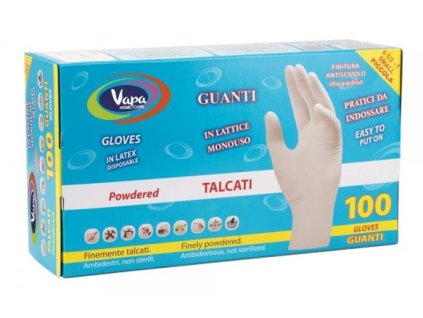 Vapa Home&Care latexové rukavice veľ.S 100ks