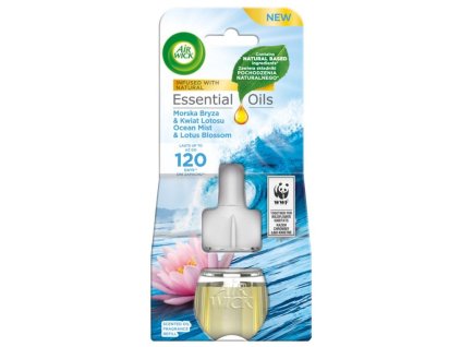 Air Wick Ocean Mist&amp;Lotus Blossom náplň do elektrického prístroja 19ml