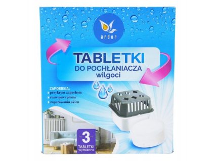 Ardor tablety do pohlcovača vlhkosti – 3×450 g