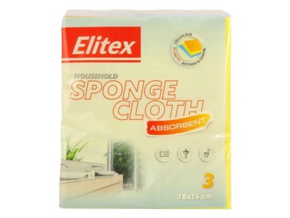 Elitex hubová utierka – 3 ks, 15 × 18 cm