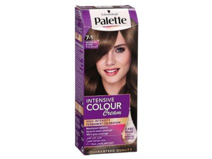 Palette Intensive Color Creme farba na vlasy 50ml 7-1 Medium Ash Blonde