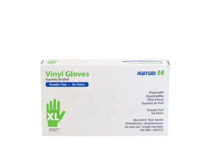 HUAYUAN vinylové rukavice 100ks veľkosť XL