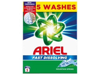 Ariel Mountain Spring prací prášok na 5 praní 275g