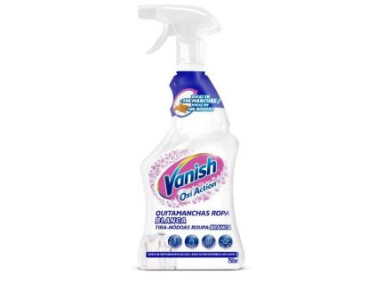 Vanish Oxi Action Spray na odstraňovanie škvŕn na biele prádlo 750ml s dávkovačom
