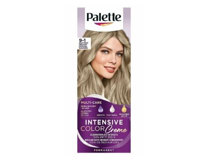 Palette Intensive Color Creme farba na vlasy 50ml 9-1 Zvlášť ľadovo striebro plavá