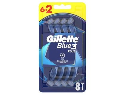 Gillette Blue 3 (Blue3) Comfort strojček na holenie 6+2ks