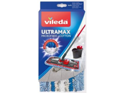 Vileda Ultramax náhrada na mop plochý mikrovlákno+cotton 2v1